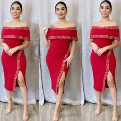 Abbie Dress (Red)