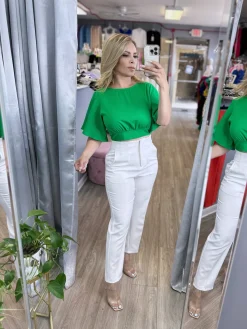 Alessa Top (Green)