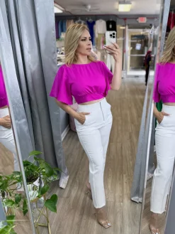 Alessa Top (Magenta)