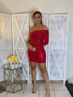 Alexis Dress (Red)