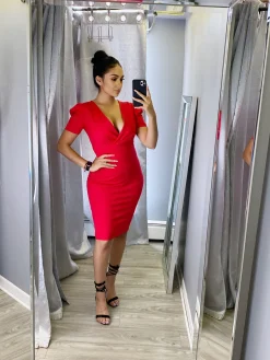 Amelia Dress (Red)