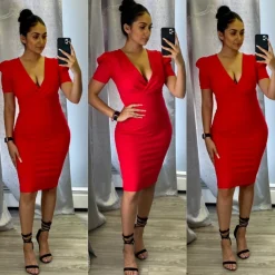 Amelia Dress (Red)