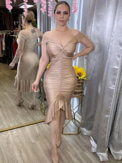 Anadela Dress (Sand)