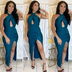 Anahy Dress (H Green)