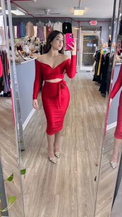 Anahy Dress (Red)