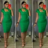 Bow Me A Kiss Dress (Green)