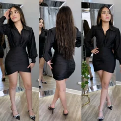 Braidy Dress (Black)