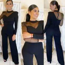 Dolores Jumpsuit (Gold/Black)