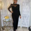 Dolores Jumpsuit (Silver/Black)
