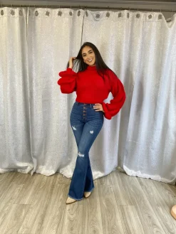 Emilia Sweater (Red)