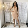 Feel That Heat Dress (Khaki)