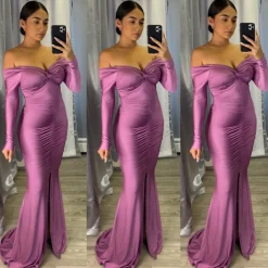 Felicia Gown (Hot Lavender)