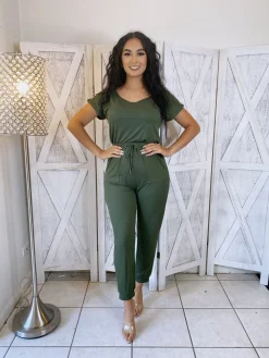 Fernanda Jumpsuit (Olive)