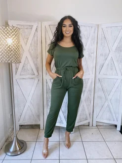 Fernanda Jumpsuit (Olive)