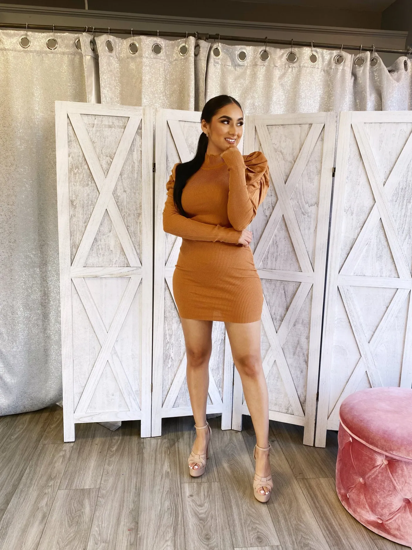 Gabriela Dress (Caramel)
