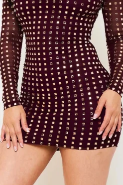Gladys Dress (Wine)