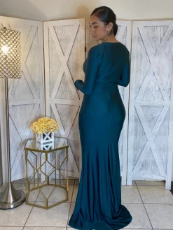 Harper Dress (Dark Teal)