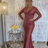 Harper Dress (Marsala)