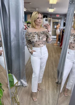 Jasmine Bodysuit (Taupe)