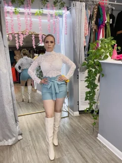 Jovanna Shorts (Blue)