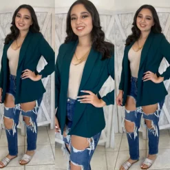 Julian Boyfriend Blazer (H Green)