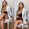 Julian Boyfriend Blazer (Ivory)
