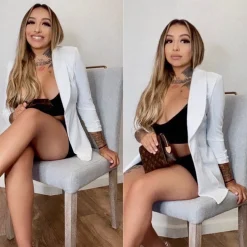 Julian Boyfriend Blazer (Ivory)