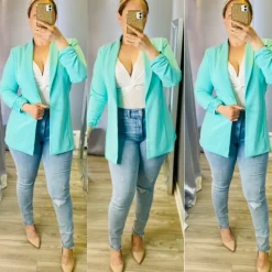 Julian Boyfriend Blazer (Mint)