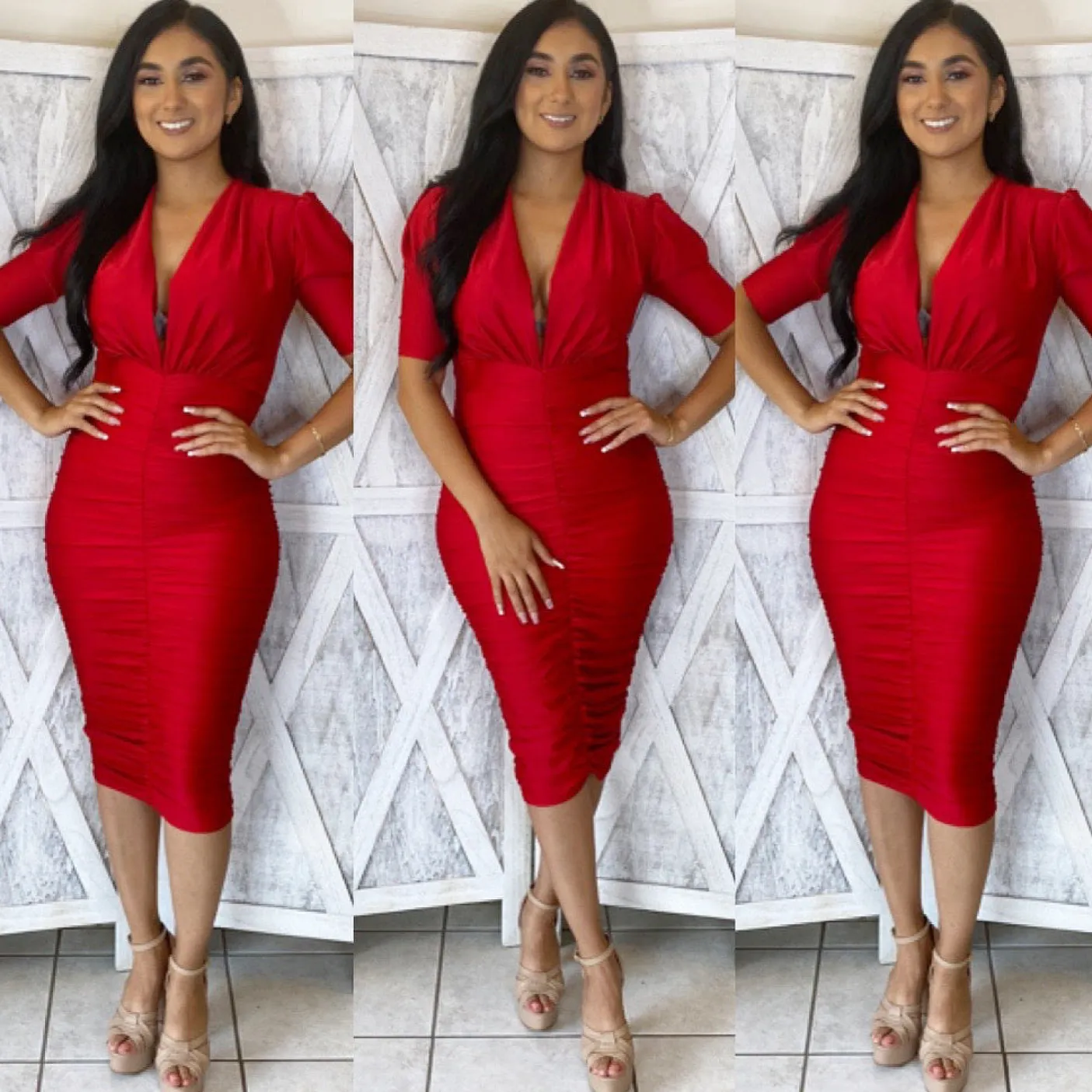 Julissa Dress (Ruby)