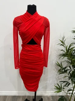 Kaci Dress - Red
