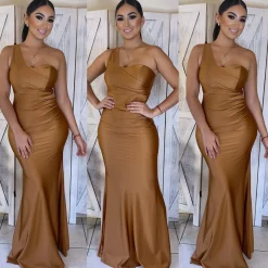 Keeping It Classy Dress (Toasted Nut)