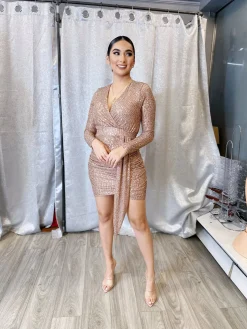 Leilani Sequin Dress (Gold)