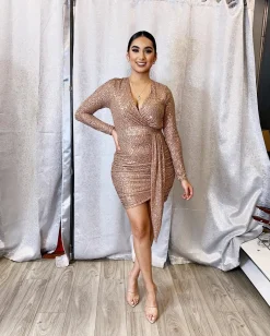 Leilani Sequin Dress (Gold)