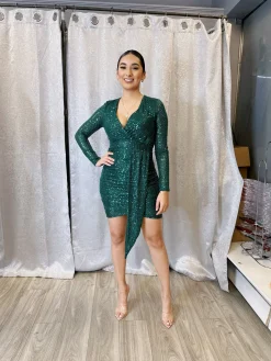 Leilani Sequin Dress (Green)