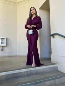 Lizzie Dress (Plum)