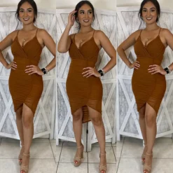 Luciano Dress (Mocha)