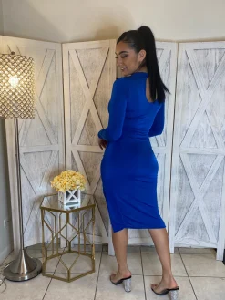 Lush Moment Dress (Royal)