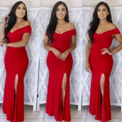 Marlene Dress (Red)