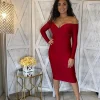 Marquee Dress (Burgundy)