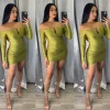 Melina Dress (Olive)