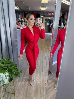 Michel Dress (Red)