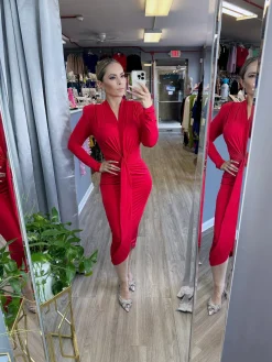 Michel Dress (Red)