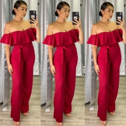 Mireya Jumpsuit (Wine)