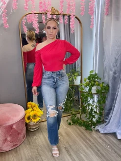 Mónica Bodysuit (Red)