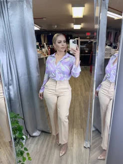 Modern Chic Pants (Beige)