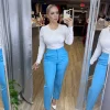 Modern Chic Pants (Blue)