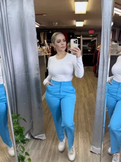 Modern Chic Pants (Blue)