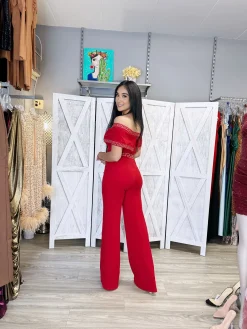 Montenegro Jumpsuit (Red)