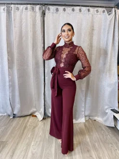 Nelsy Jumpsuit (Wine)