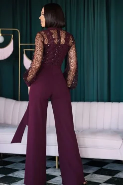 Nelsy Jumpsuit (Wine)